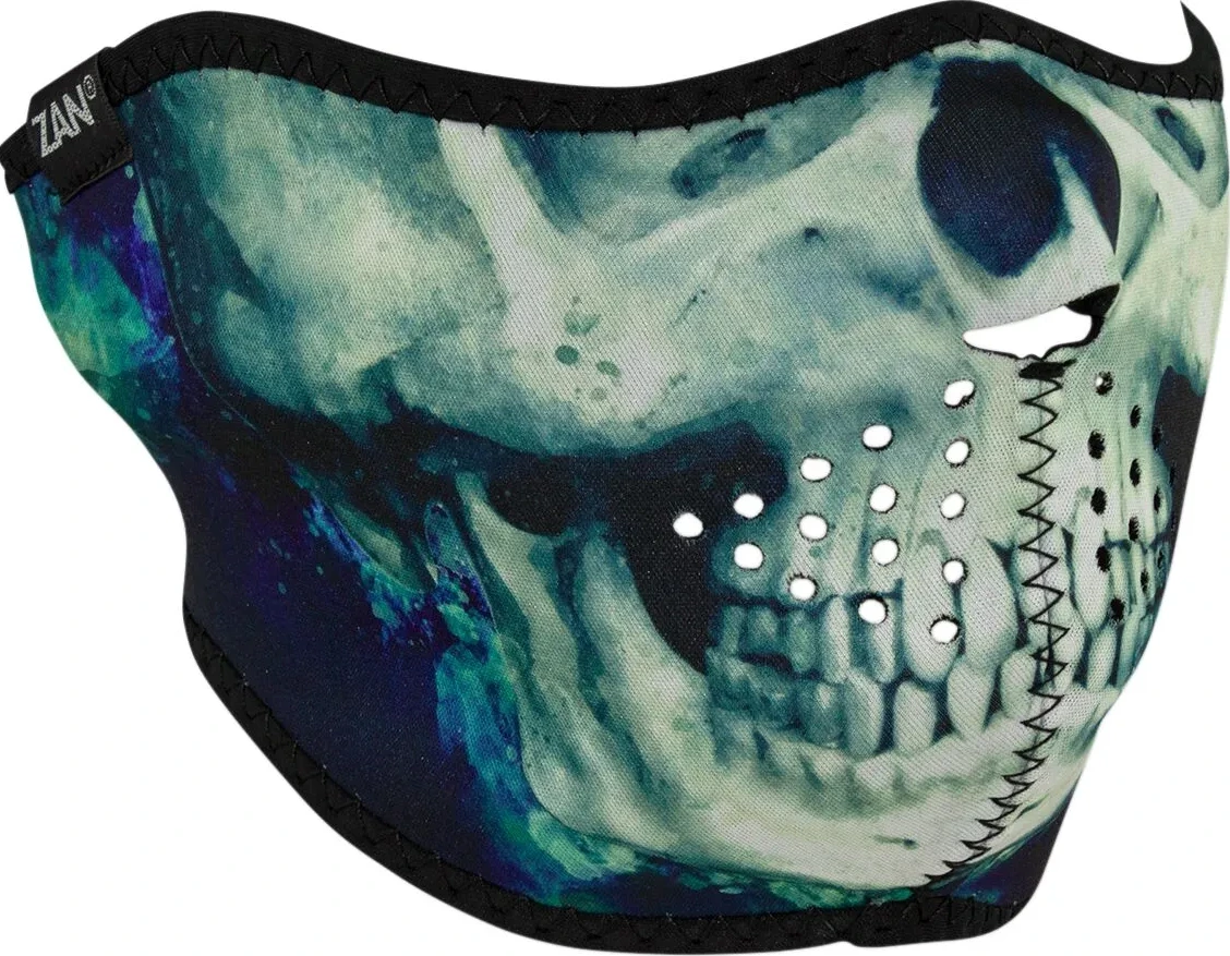 HALF MASK PAINT SKULL