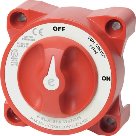 Blue Sea e Series Battery Switches 350 AMPs