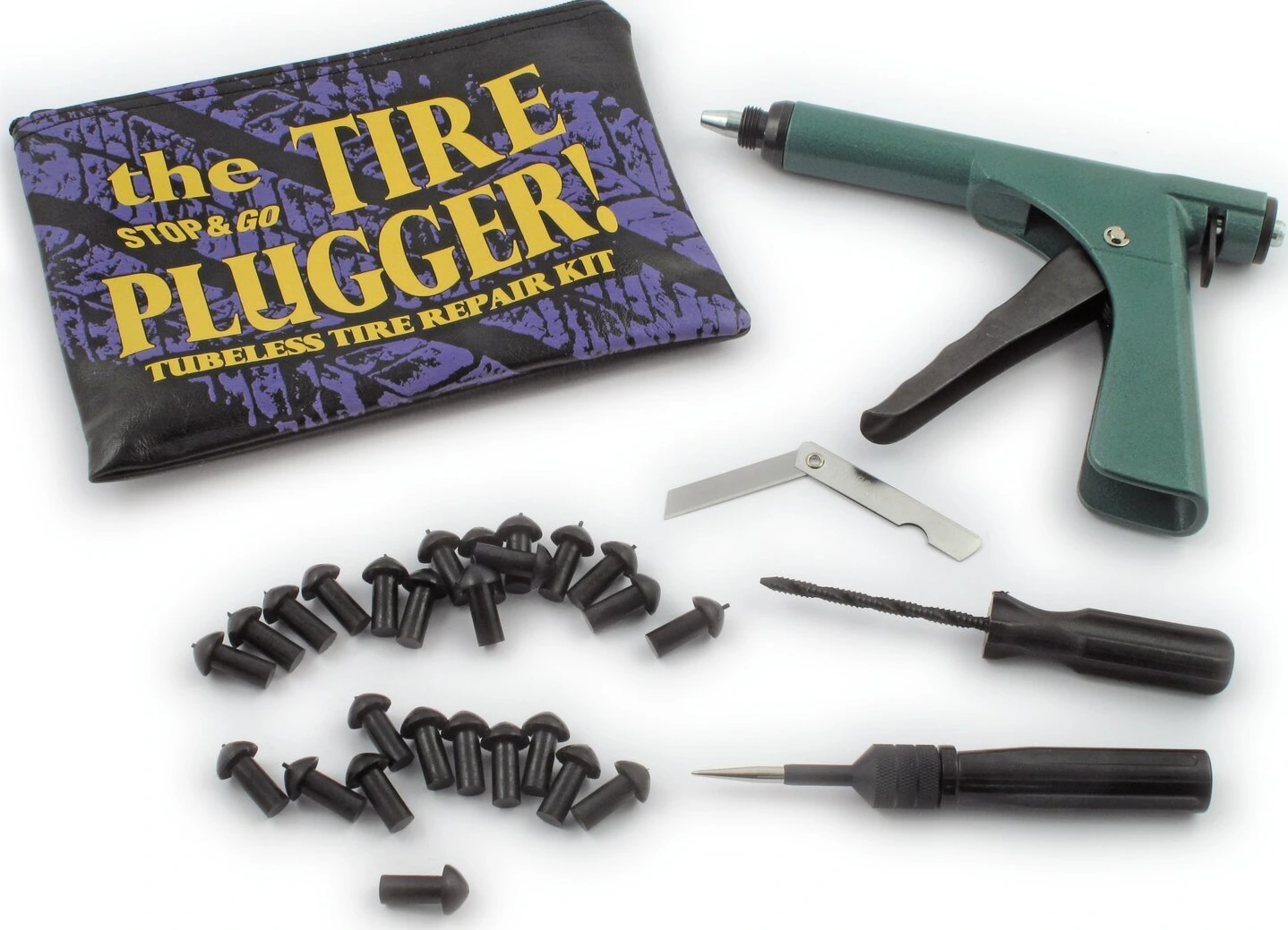 Stop & Go, tire plugger repair kit, standard
