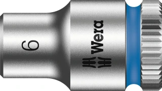 Wera Zyklop 1/4" socket - Metric 6.0