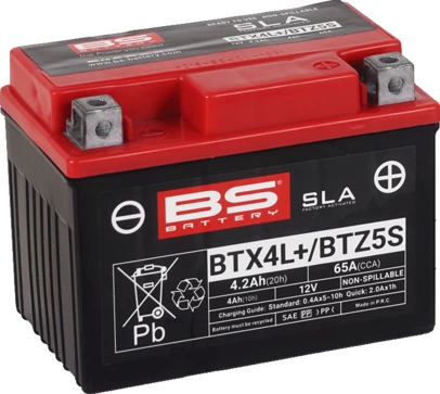 BS Battery BTX4L+/BTZ5S (FA) SLA - Sealed & Activated