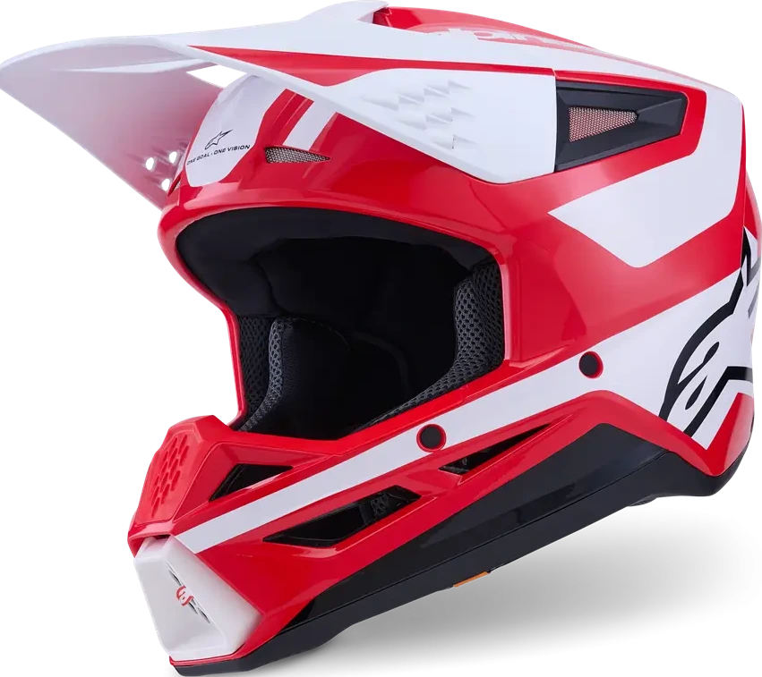 HELMET SM3 HEAT RED/WH/BLK XS