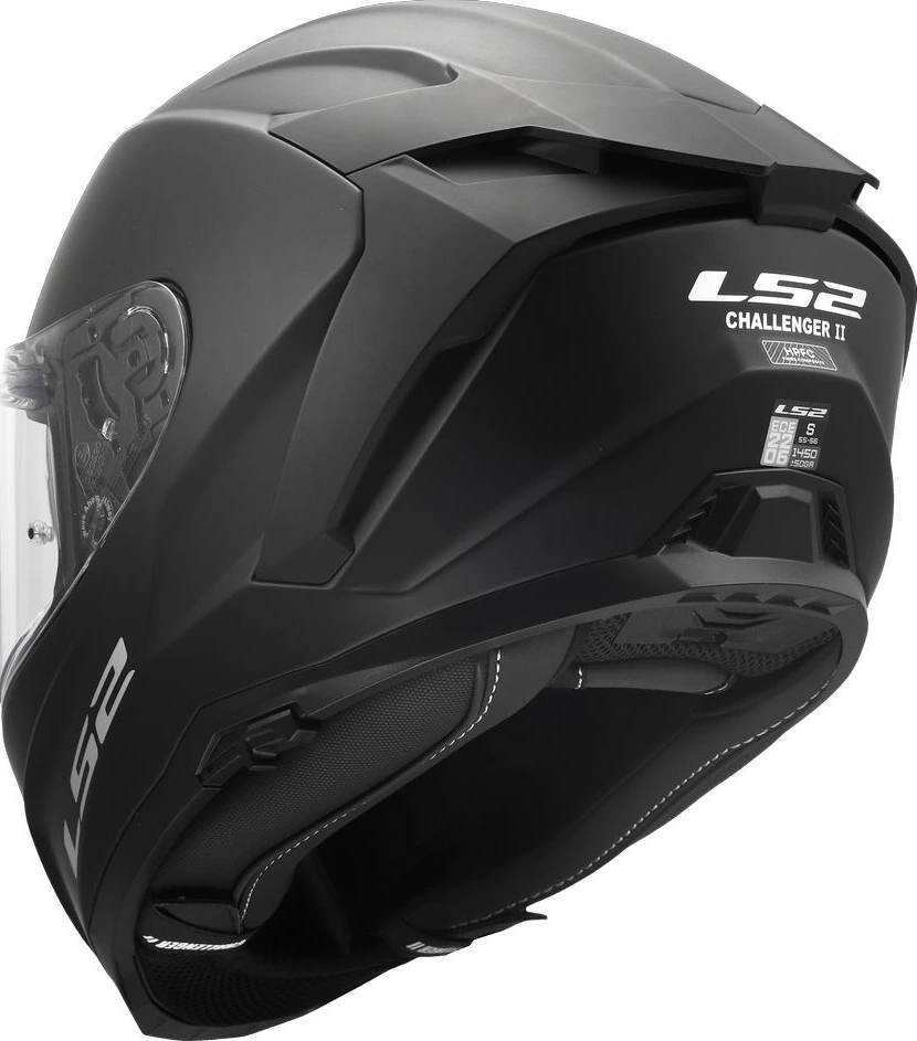 Šalmas LS2 FF817 CHALLENGER II SOLID - matinis juodas, 2XL