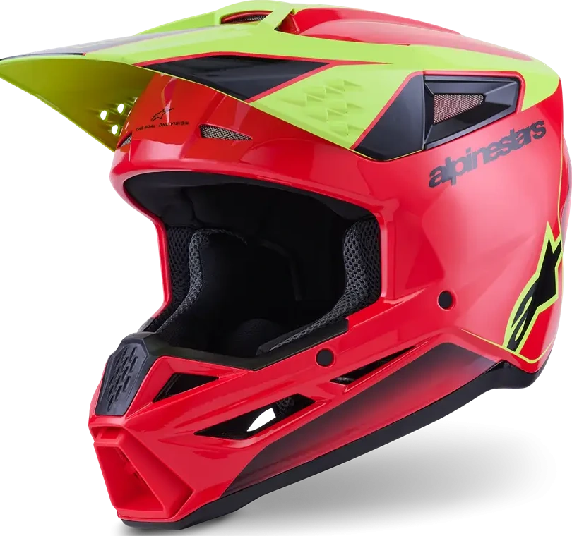 HELMET SM3 FRAY RED/YL/BLK S