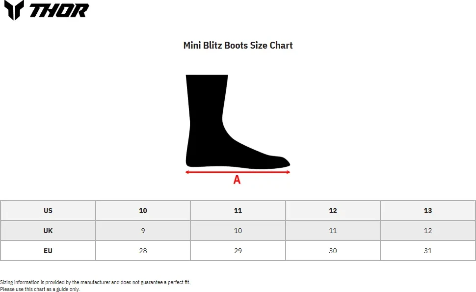 BOOT MINI BLITZ XR BLK 12