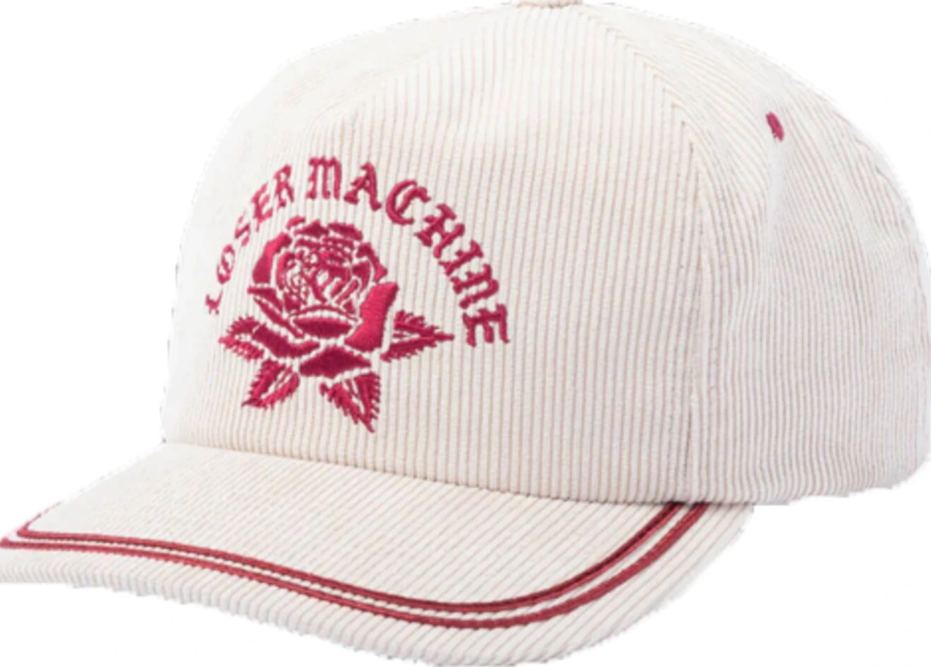Loser Machine Saloon cap, off White, White
