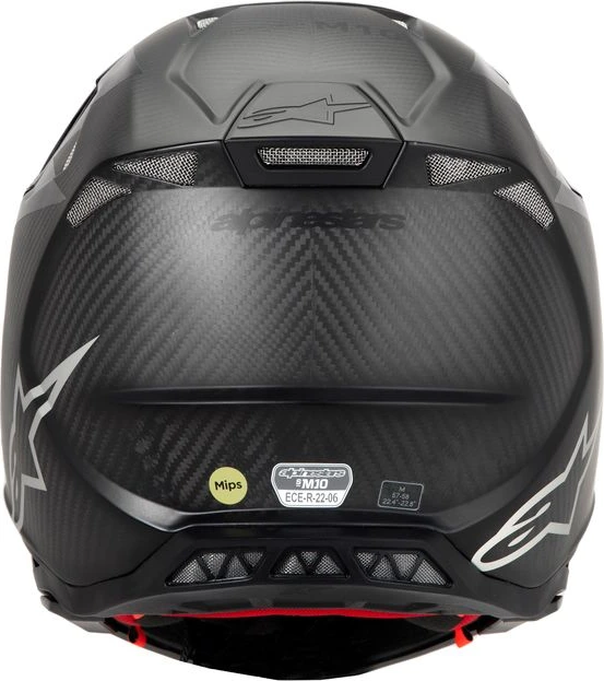 Alpinestars Helmet S-M10 2206 Fame Black Carbon, XS