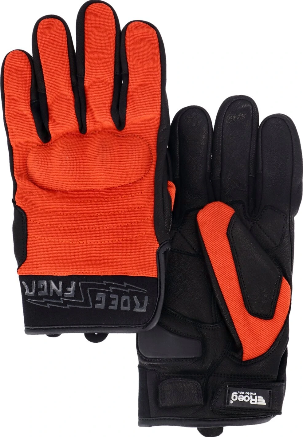 Roeg FNGR Textile gloves, Orange, 2XL