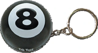 Triktopz Eight Ball key chain