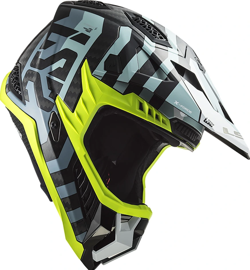 LS2 MX703 C X-FORCE BARRIER helmet - M, Sky Blue