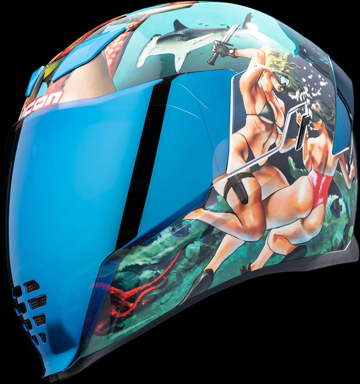 HELMET AIRFLITE PLEASUREDOME4 BLUE LG