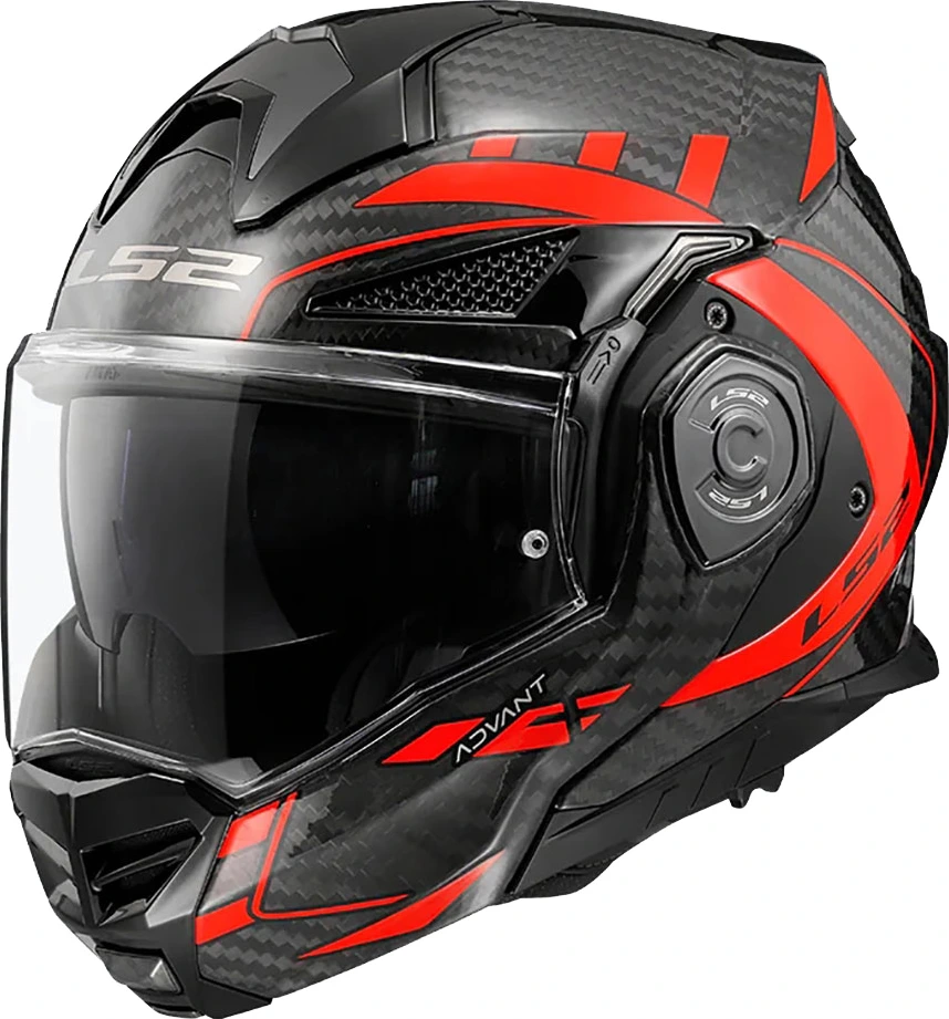 LS2 FF901 ADVANT X C FUTURE helmet - 2XL, Gloss Red