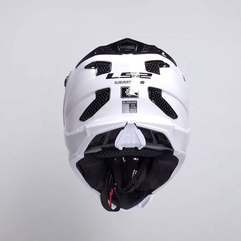 LS2 MX700 SUBVERTER II EVO SINGLE MONO helmet - S, Gloss White