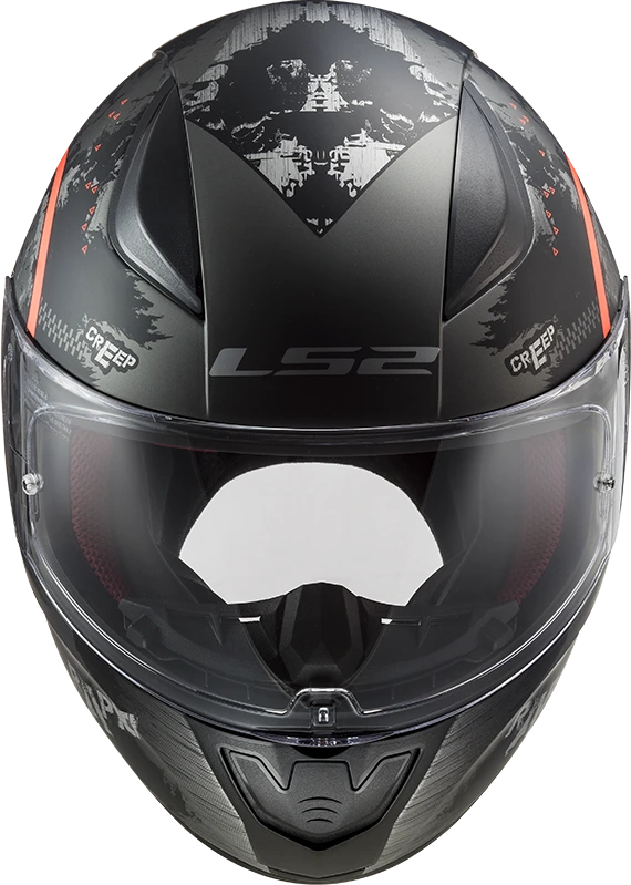 LS2 FF353 RAPID CIRCLE helmet - Matt Titanium Fluor Orange, 3XL