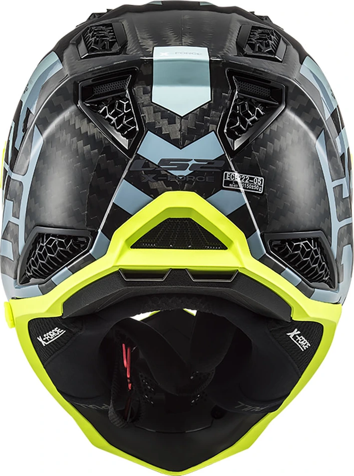 LS2 MX703 C X-FORCE BARRIER helmet - L, H-V Yellow Green