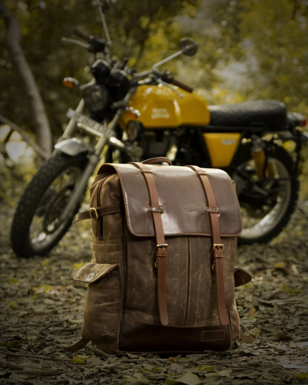 Trip Machine Rambler backpack bag, vintage tan