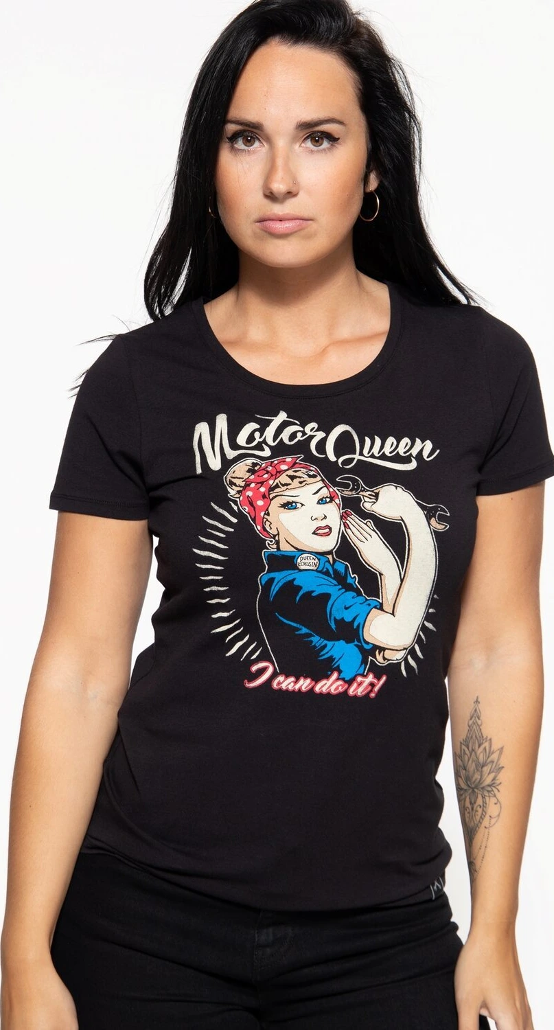 Queen Kerosin I Can Do It t-shirt, Black, M