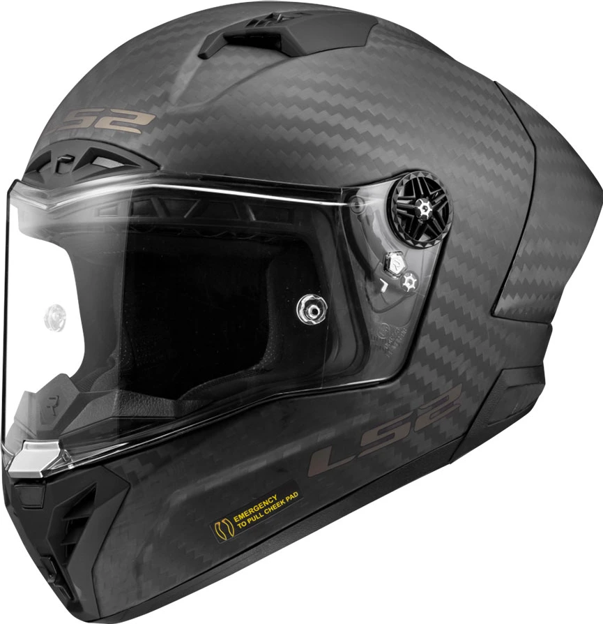 LS2 FF805 THUNDER GP PRO FIM helmet - XL, Matt Black