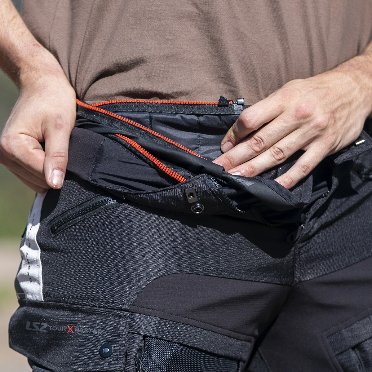 LS2 X-Master Man Pants - Black Grey, S