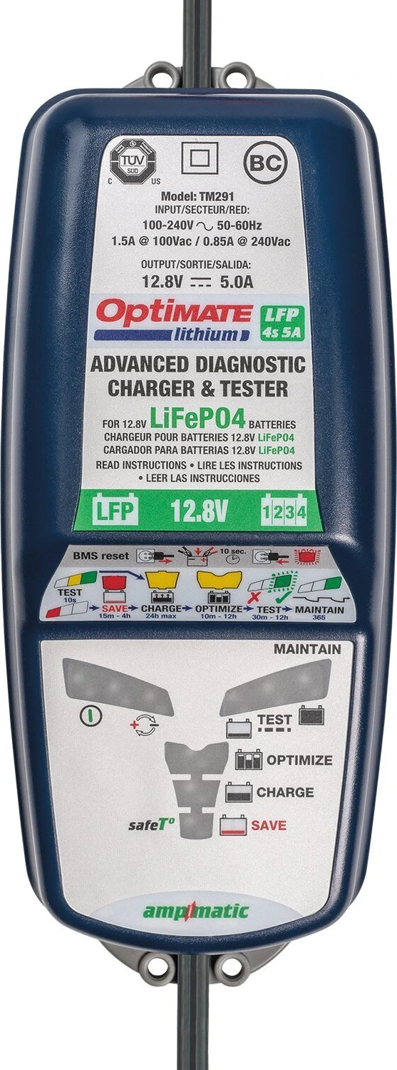 Tecmate OptiMATE, Lithium 4S 6A battery charger