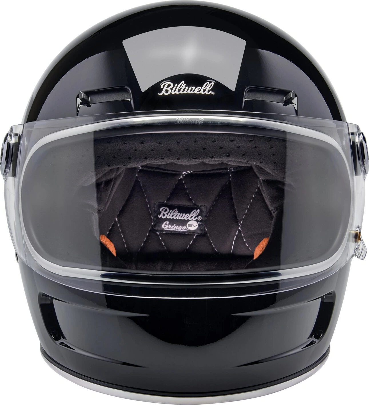 Biltwell Gringo SV helmet, Black, XS, Gloss