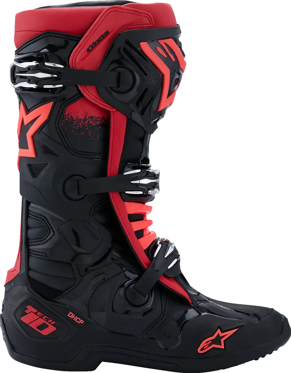 BOOT TECH 10 BLK/RD 7