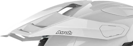 Airoh Commander peak Color white gloss