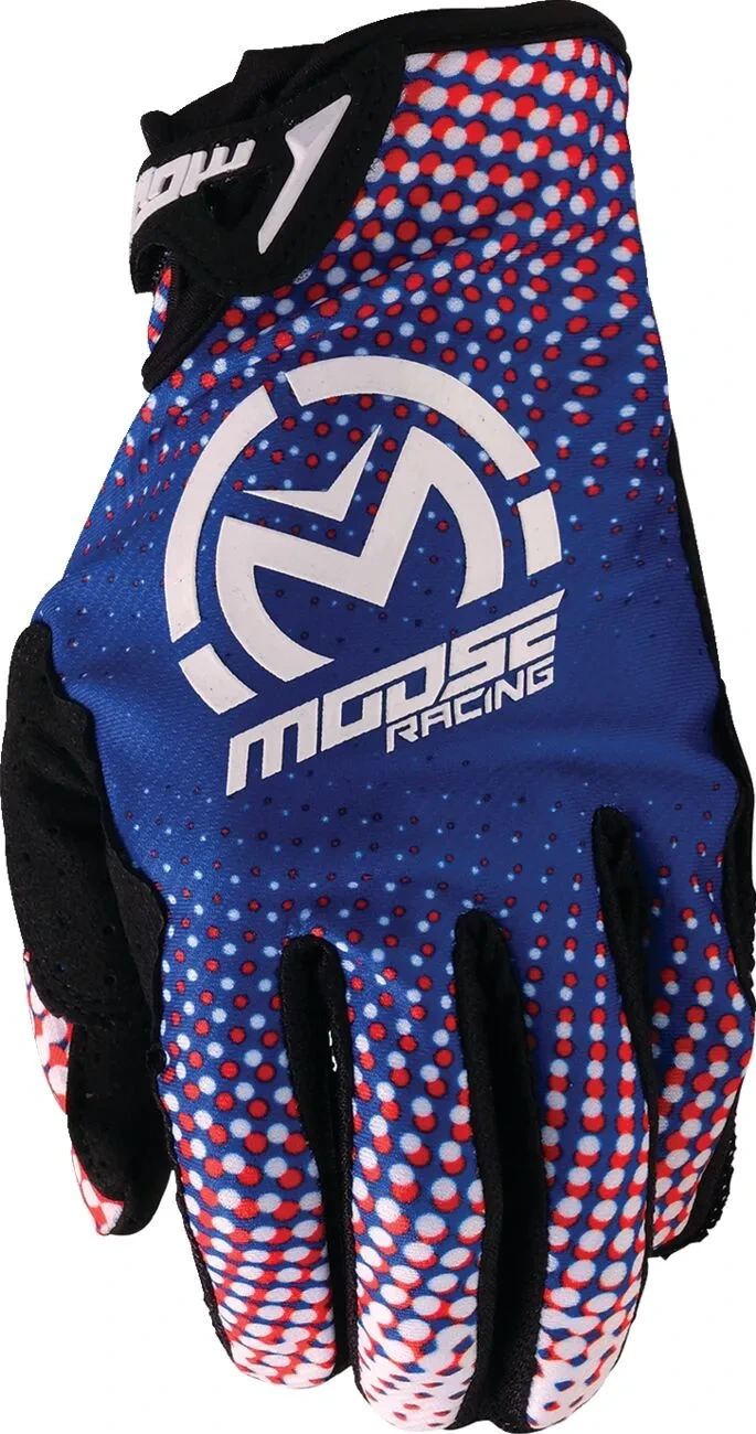 GLOVE SX1 RED/WHITE/BLUE MD