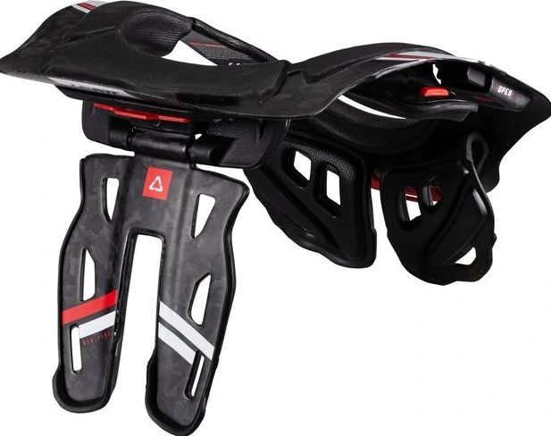 Leatt Neck Brace 6.5 Carbon Black/White, S/M