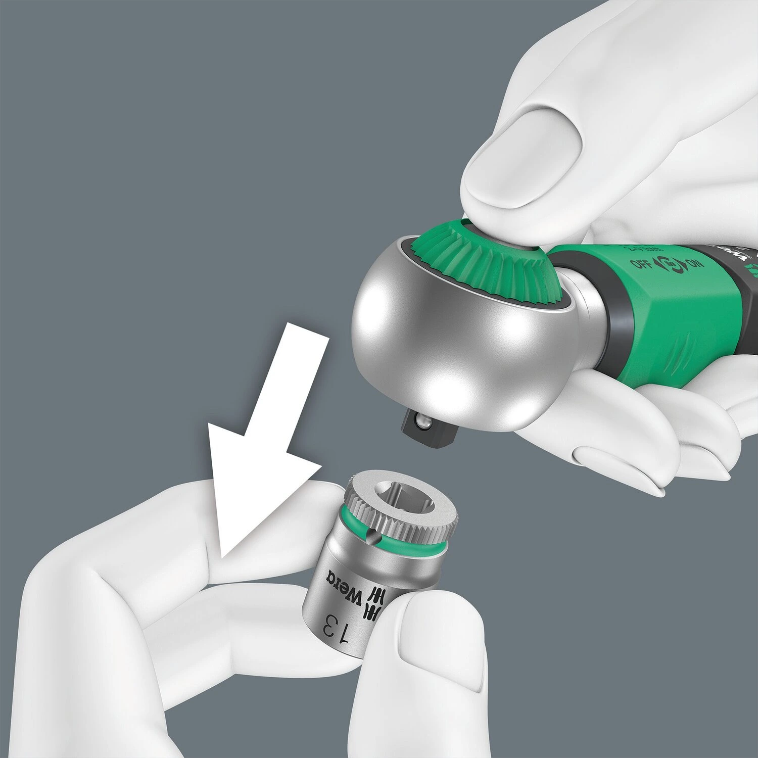 Wera, Safe-Torque A1 adjustable torque wrench 1/4", 244 mm