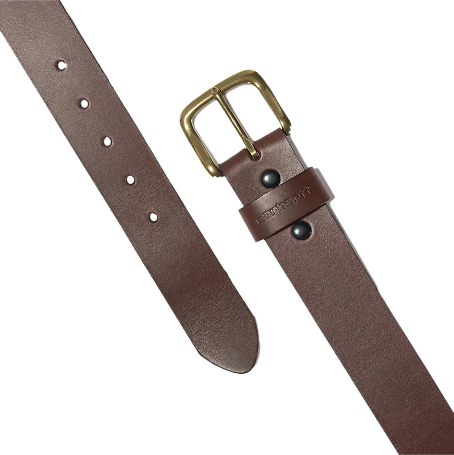Carhartt Leather classic buckle belt, dark brown, 42 inch