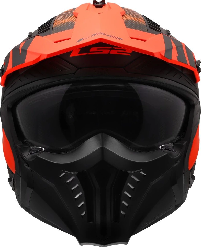 LS2 OF606 DRIFTER GAS Helmet - 2XL, Grey Orange