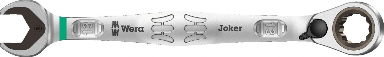 Wera ratcheting wrench Joker switch open/box end - Metric 13, Red, 13 mm