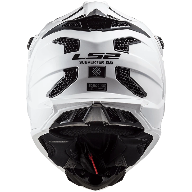 LS2 MX700 SUBVERTER II EVO SINGLE MONO helmet - S, Gloss White
