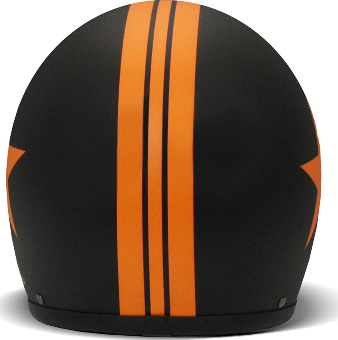 DMD Retro helmet, star Black, orange, XS, Graphic