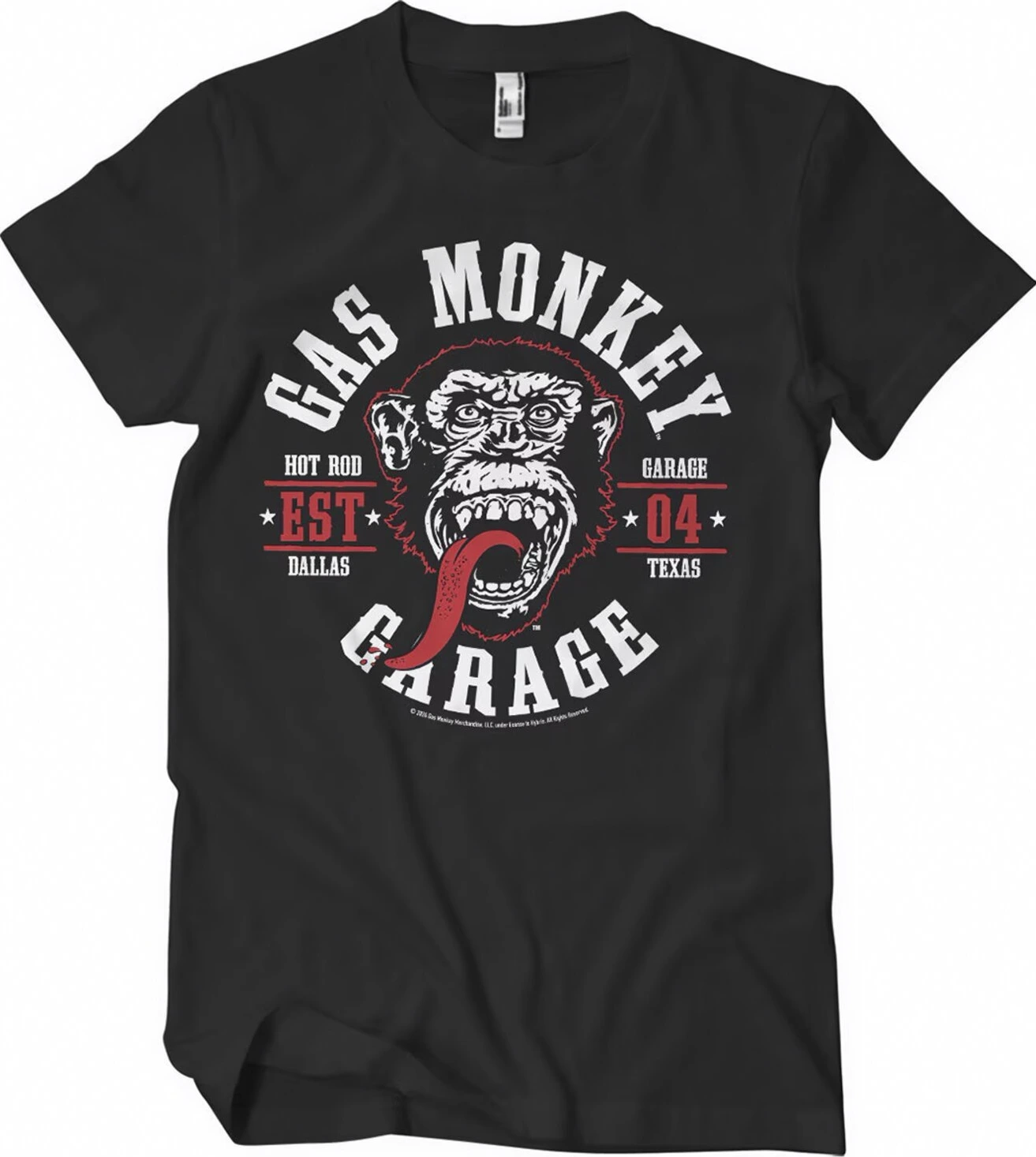 GMG Garage Round seal t-shirt, Black, M