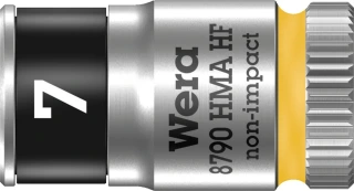Wera Zyklop 1/4" socket with holding function - Metric 7.0