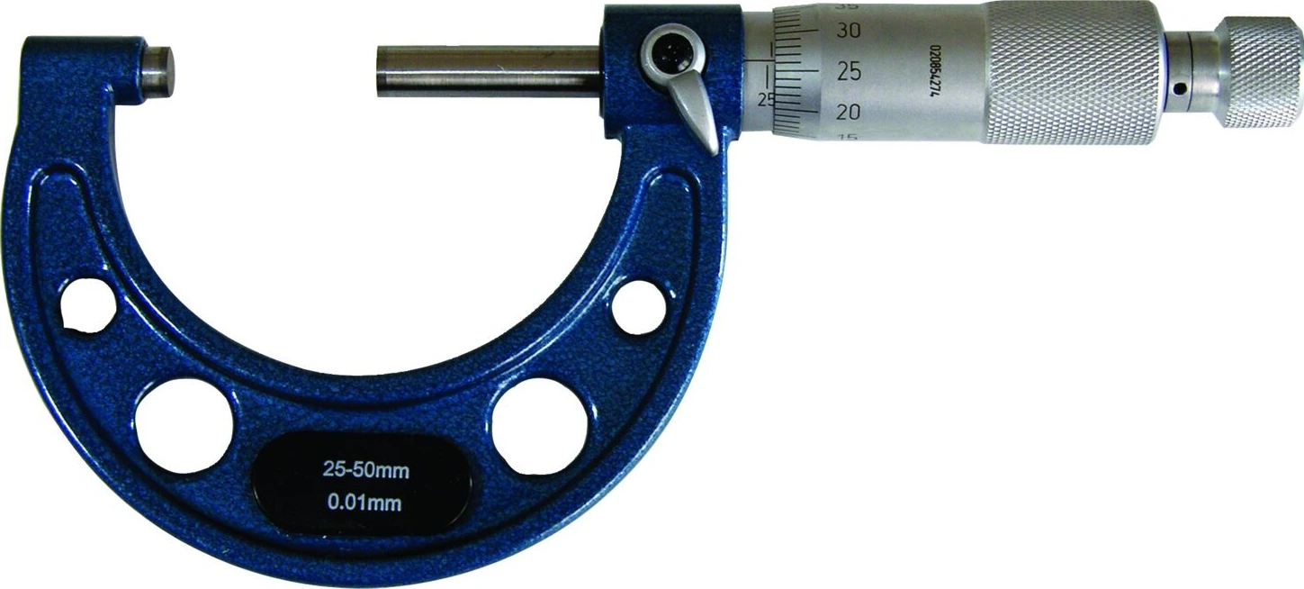 MIB, outside micrometer, DIN 863. 0-25mm, Satin