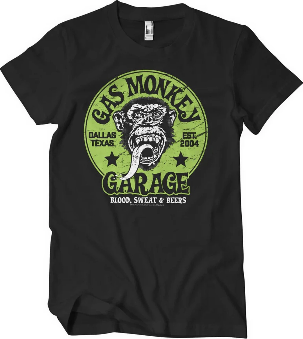 GMG Green Logo t-shirt, Black, S