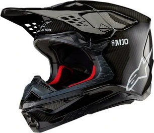 Alpinestars Helmet S-M10 2206 Solid Glossy Carbon, XS