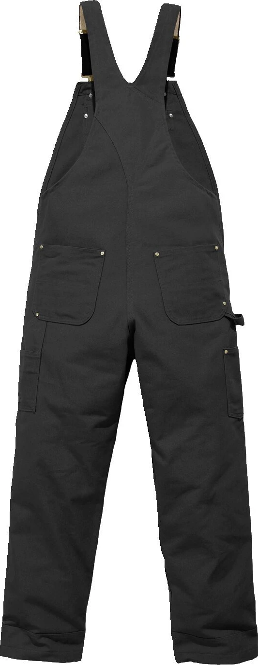 Carhartt Relaxed Fit duck bib overall, Black, 30/32