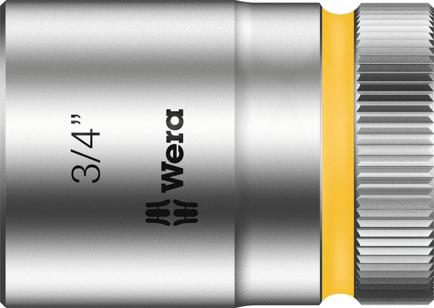 Wera Zyklop 1/2" socket - US sizes 3/4", 37 mm, Chrome