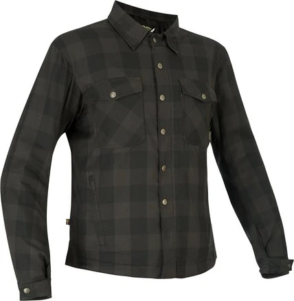 Lindstrands Textile Shirt Kullberg Black/Grey, S