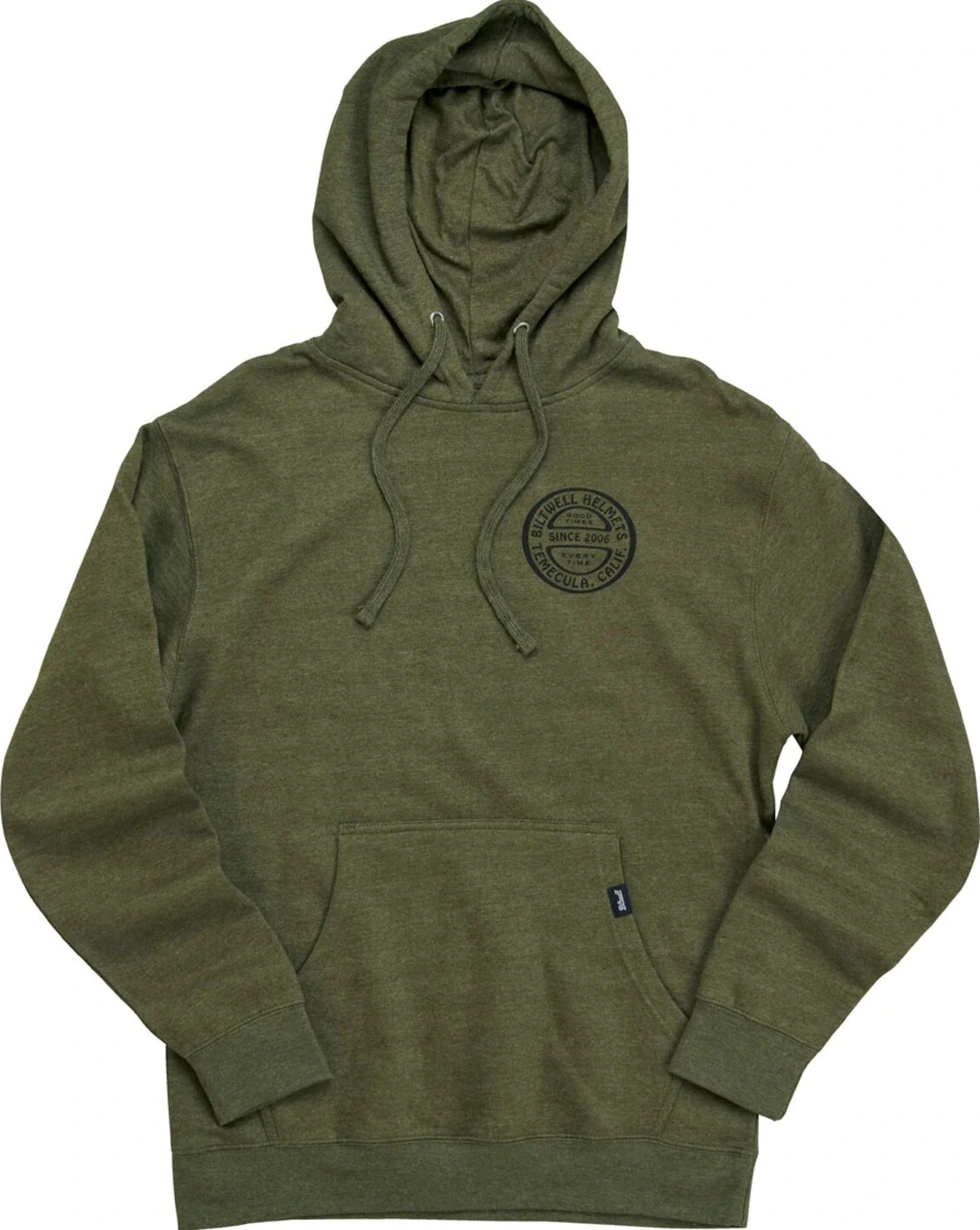 Biltwell Since 2006 hoodie, Green, S