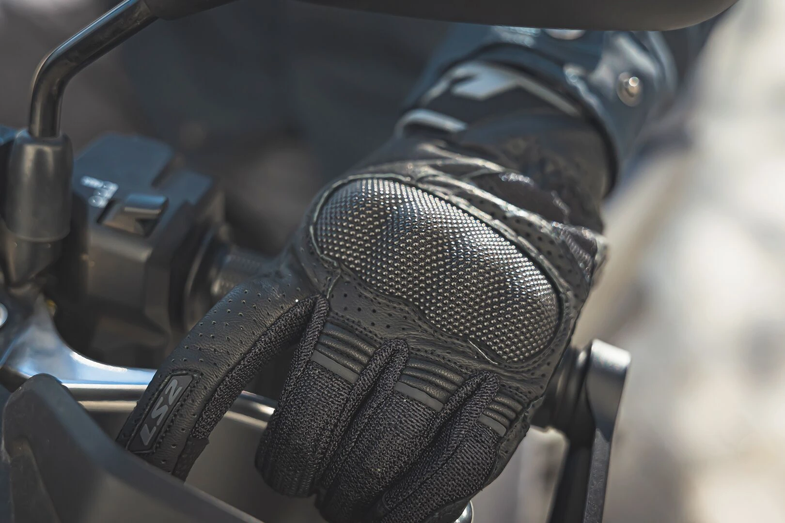 LS2 Air Raptor Man Gloves - S, Black