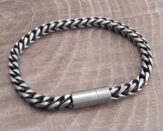 Amigaz Franco magnetic steel chain bracelet
