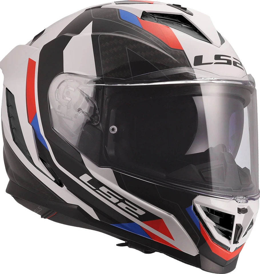 LS2 FF818 STORM III SPORTY ķivere - balta/zila/sarkana, 2XL