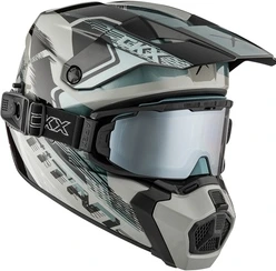CKX Helmet Titan AMS Concordia Grey Gloss + Goggles