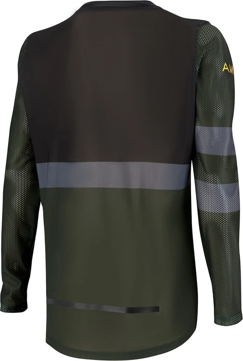 AMOQ Airline Mesh Jersey Military Green-Black, XS