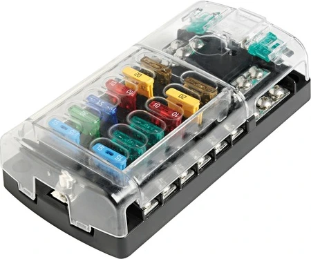 Polycarbonate fuse holder box